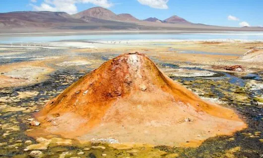 Desert landscape in Argentina