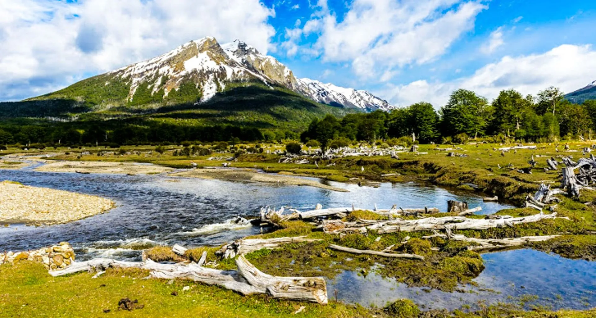 Mountain in Ushaia region of Argentina