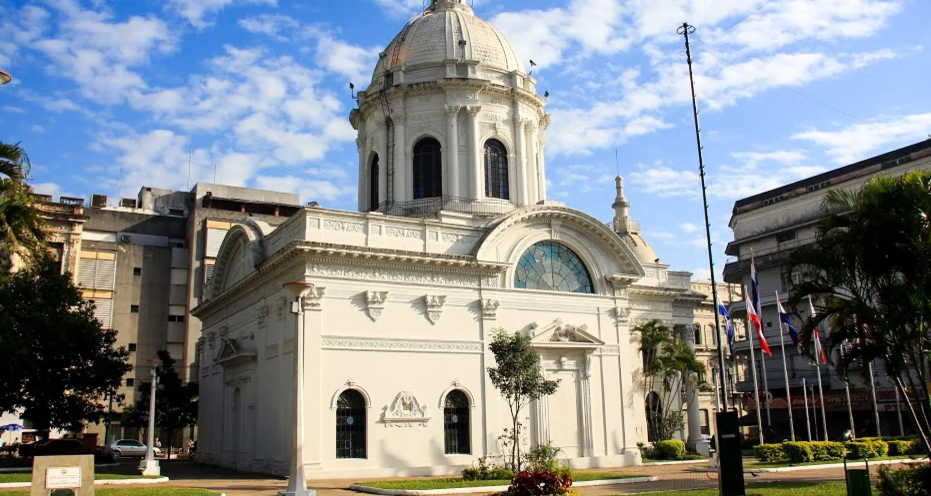 Asuncion monument in South America