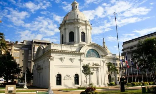 Asuncion monument in South America