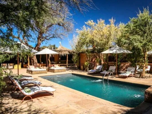 Awasi Atacama pool deck
