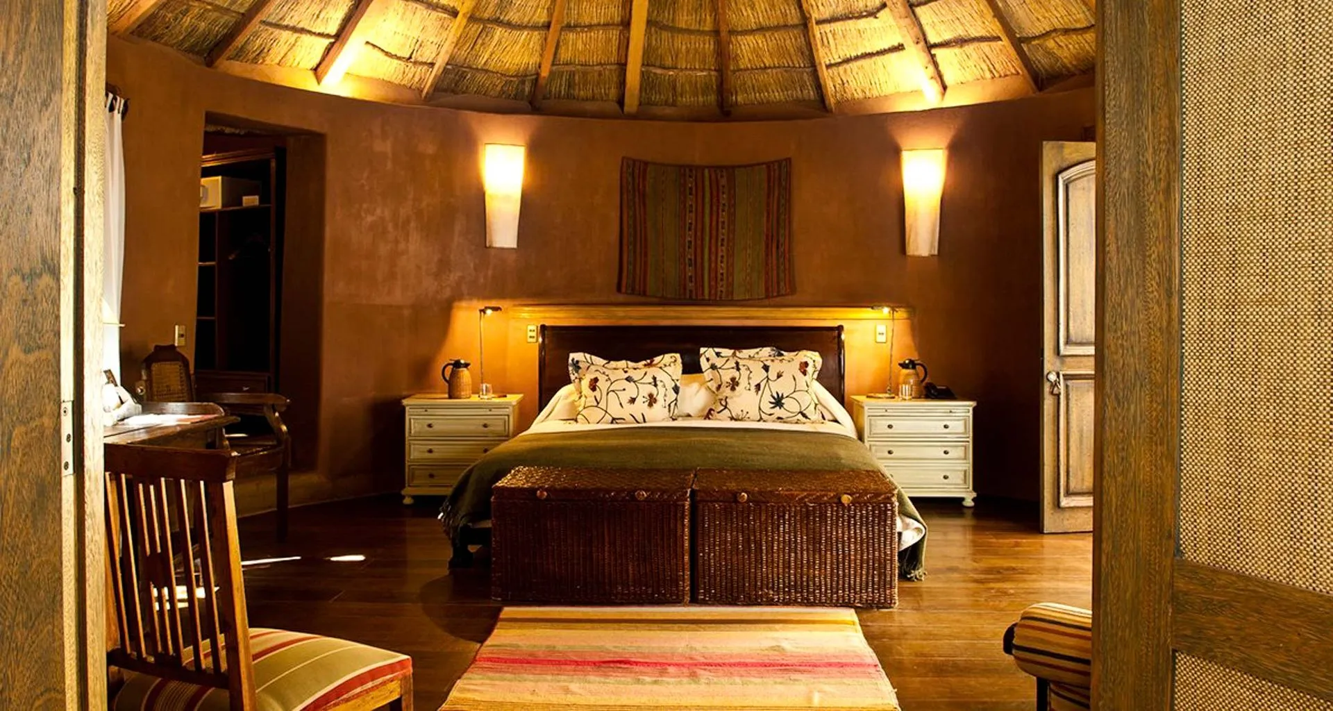 Bedroom of Awasi Atacama Lodge