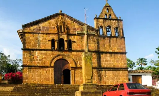 Church in Barichara, Colombia