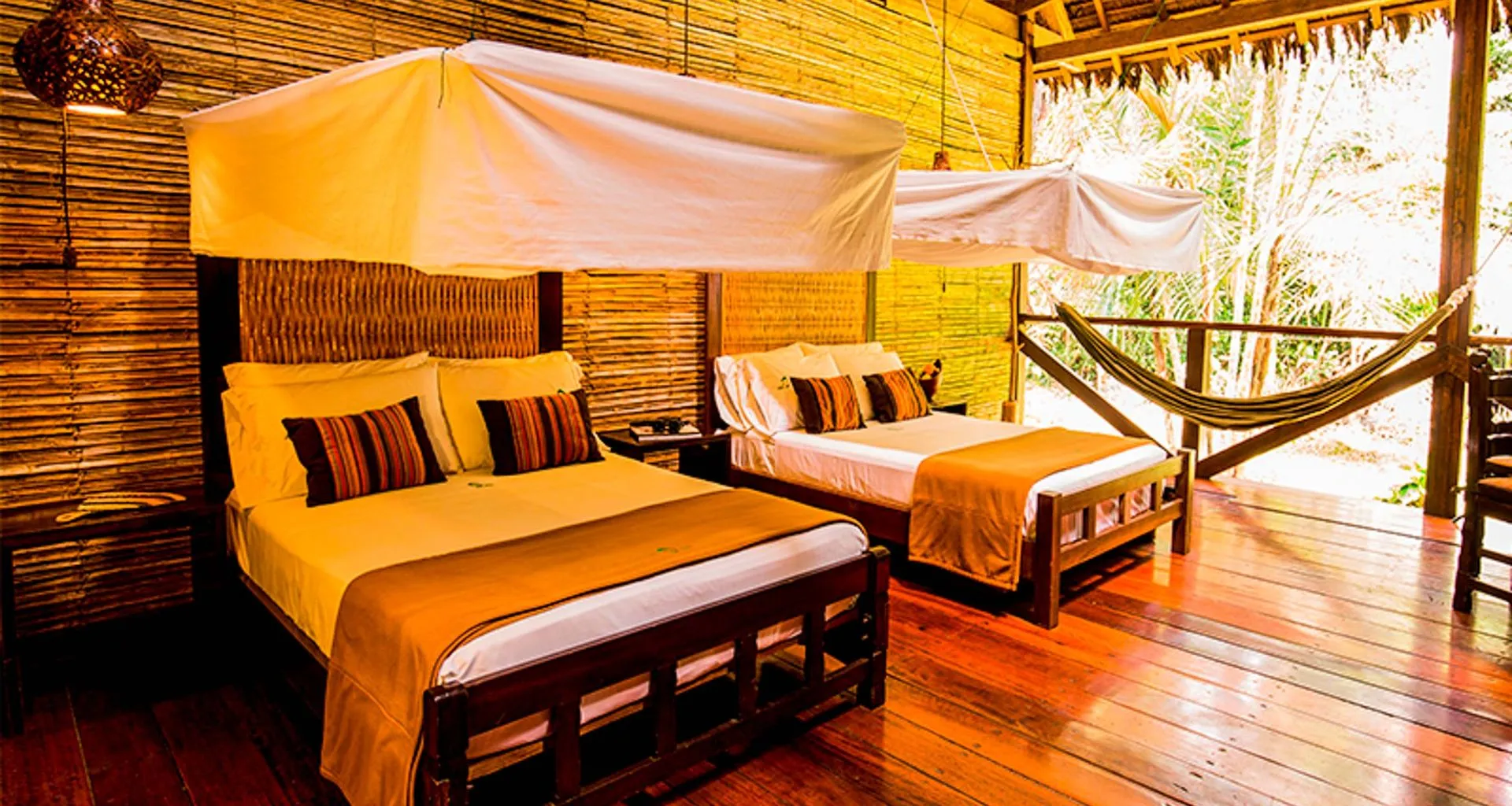 Two beds in resort suite