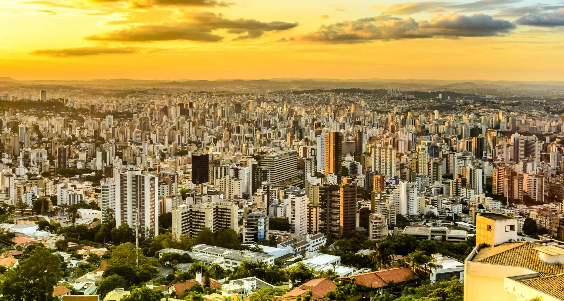 Aerial view of Belo Horizonte, Brazil