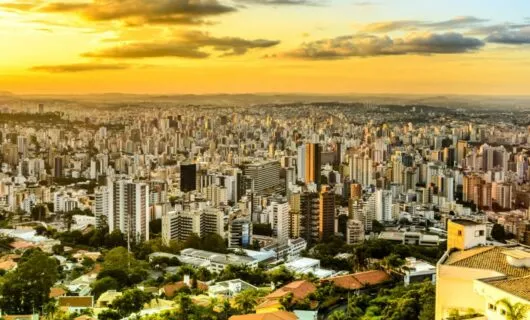 Aerial view of Belo Horizonte, Brazil