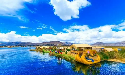 Lake Titicaca in Bolivia