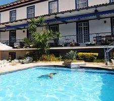 Pool area of the pousada