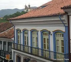 Colonial architecture on hotel