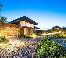 Walled hotel with beautiful gardens