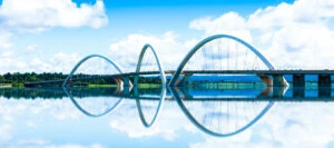 Famous bridge in Brasilia City