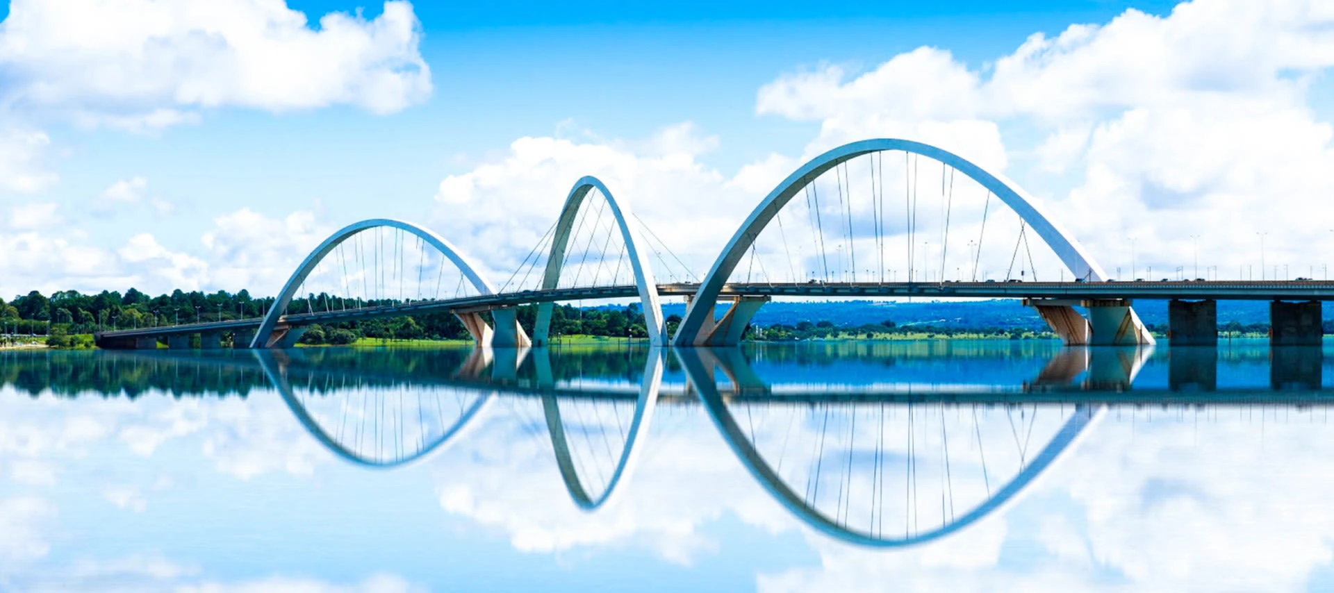 Famous bridge in Brasilia City