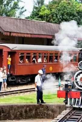 Train station in Brazil