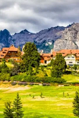 Golf course near mountains in Buenos Aires on south america Golf Tours
