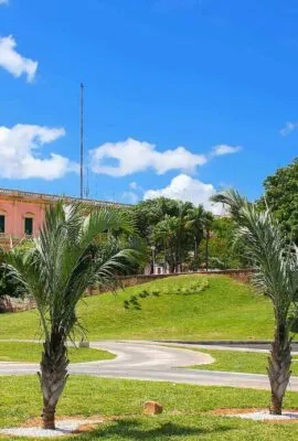 buildings in paraguay on a sunny day