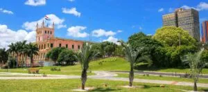 buildings in paraguay on a sunny day