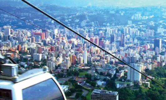 A cable car in Caracas Venezuela