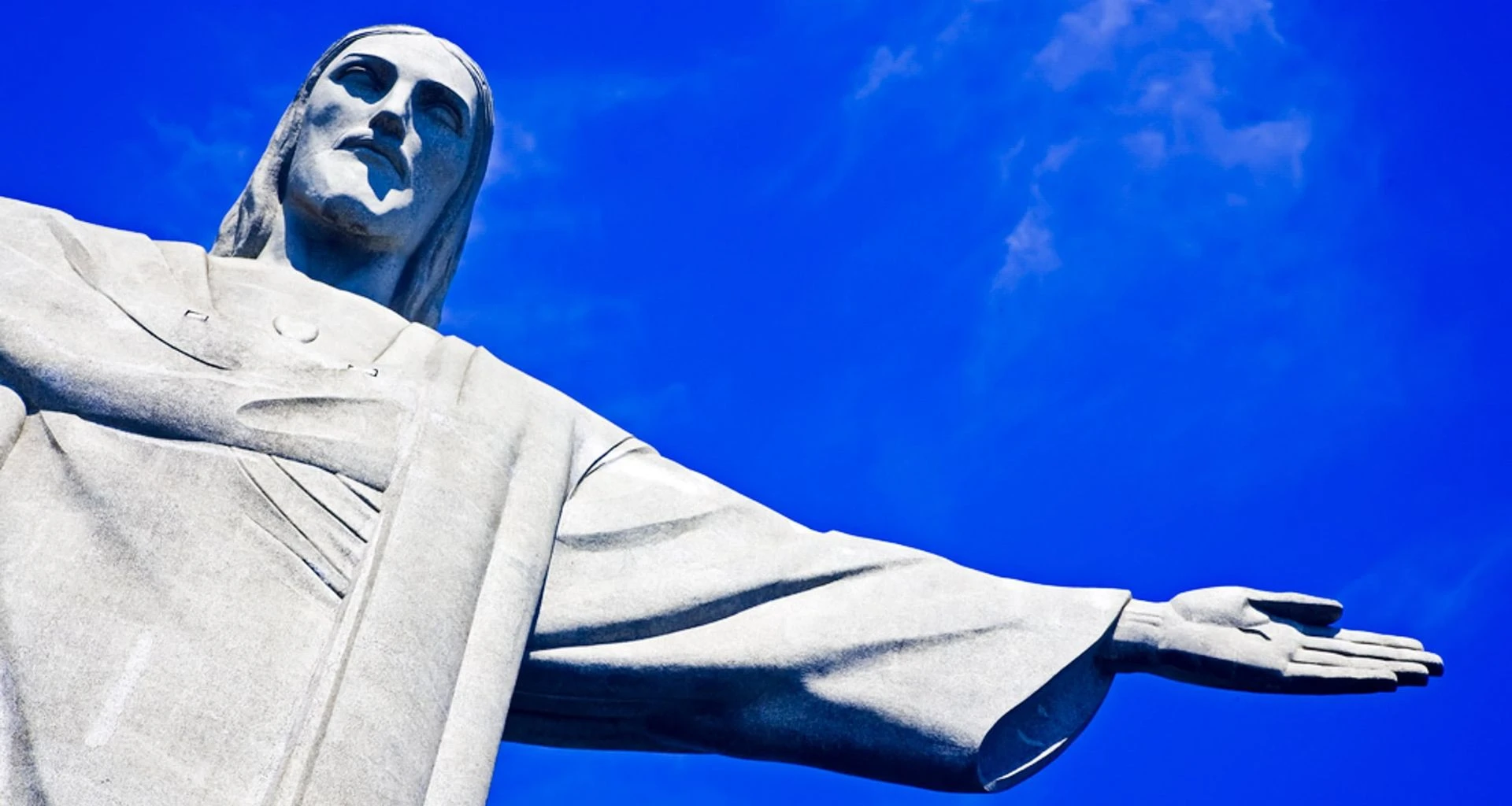 Close up of Christ the Redeemer