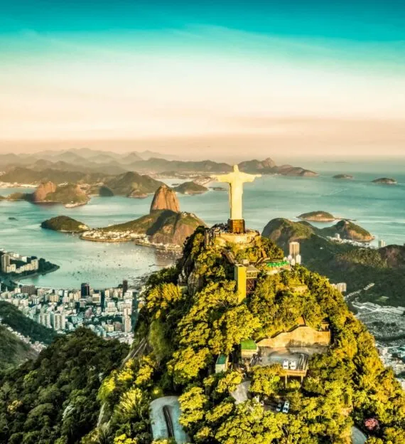 Christ the Redeemer overlooks Rio de Janeiro