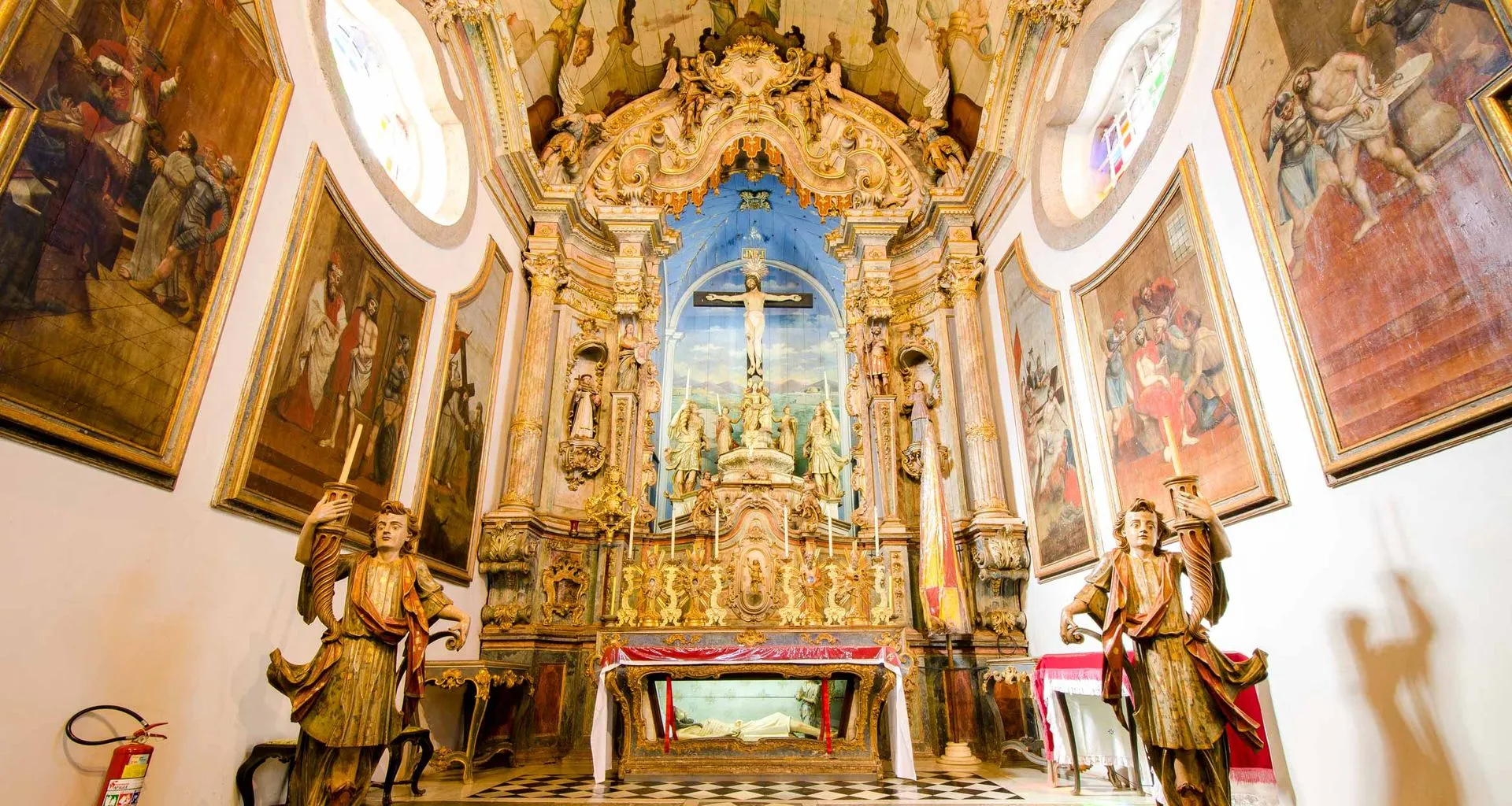 Interior of ornate church