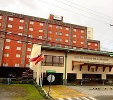 exterior of red building