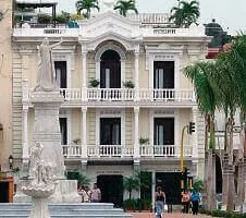 fancy hotel entrance