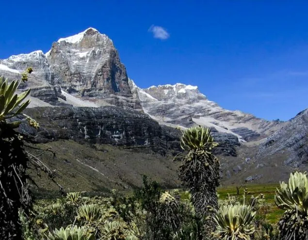 Mountains in Cocuy region of Colombia