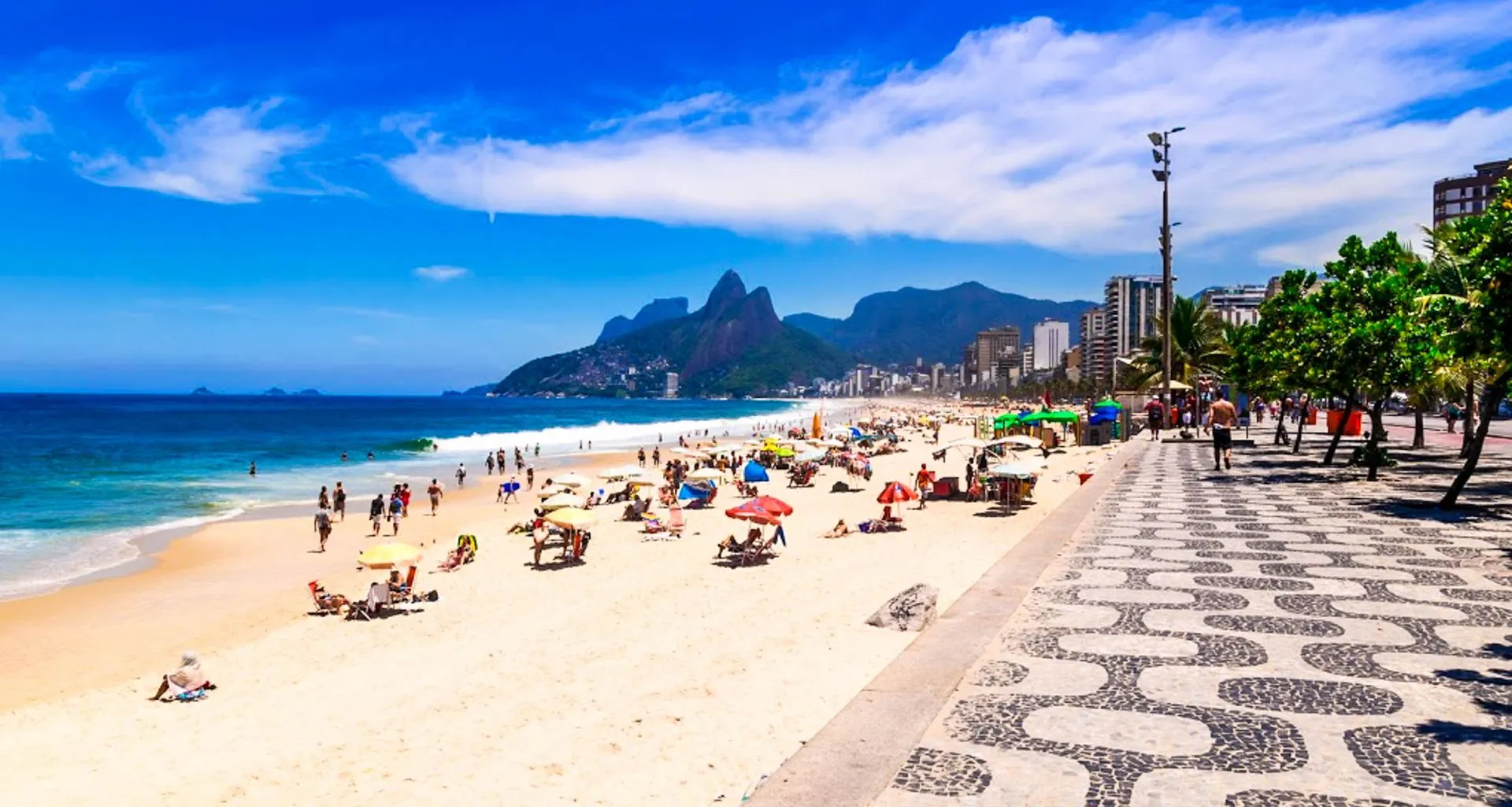View of beach at Copacabana