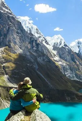 couple in cordillera blanca peru