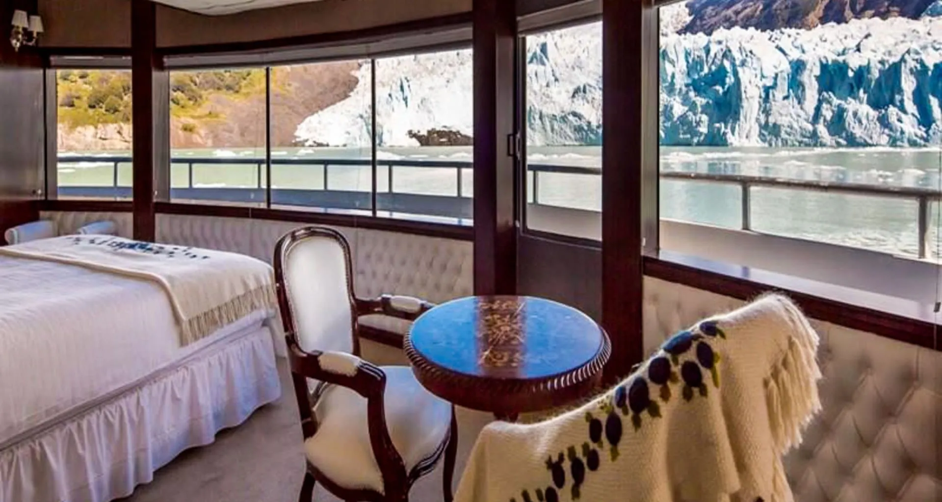 Interior of room on cruise ship