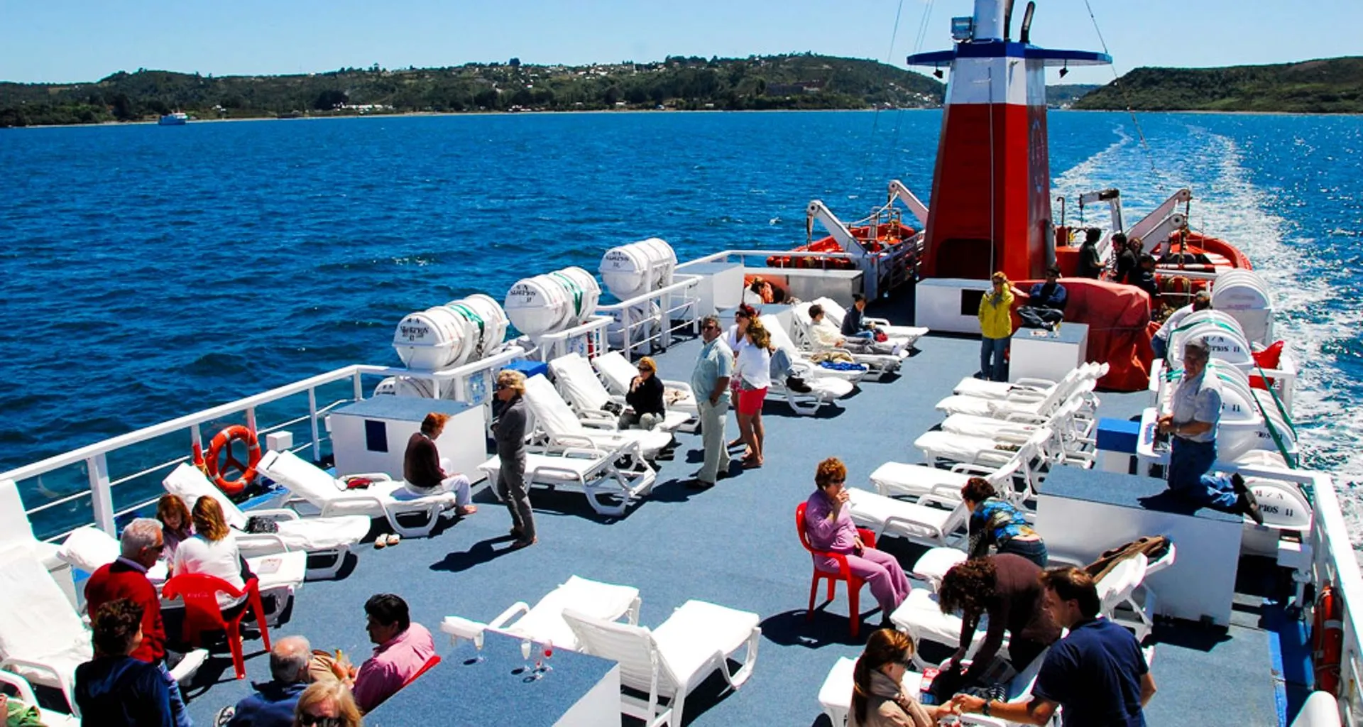 Deck of Cubierta cruise ship