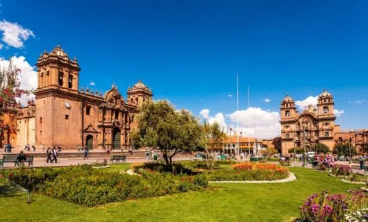 Plaza de Armas in Cuzco, Peru