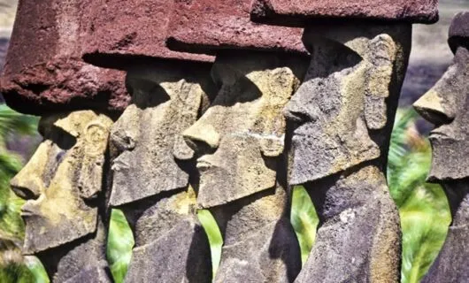 Easter Island Moai statues