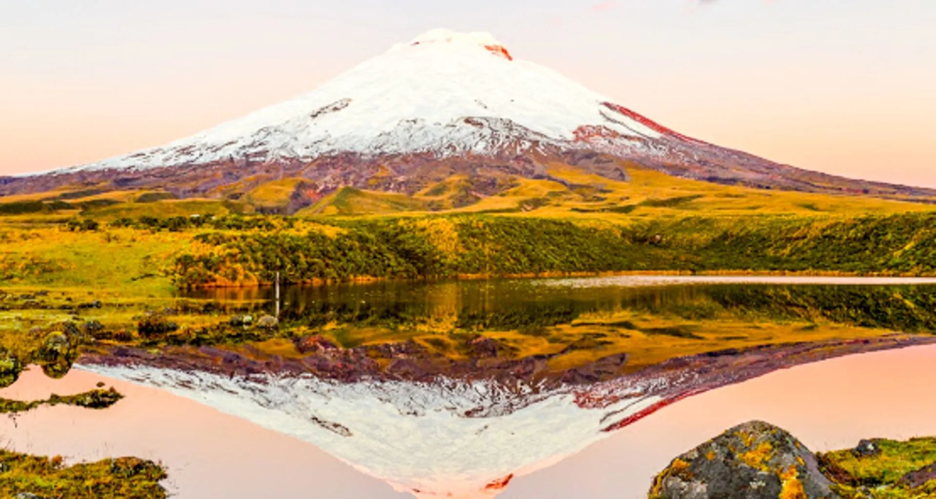 Cotopaxi volcano in Ecuador