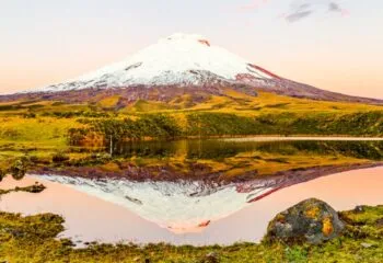 Cotopaxi volcano in Ecuador