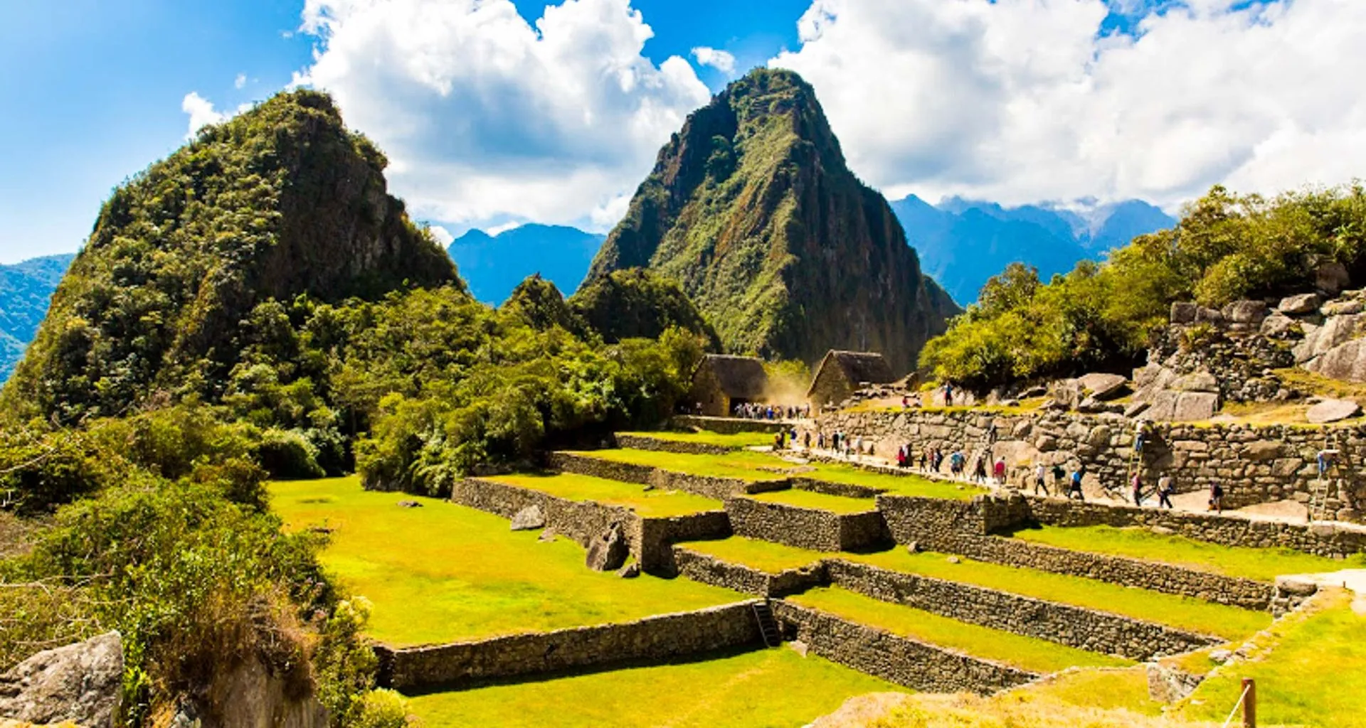 Ruins of ancient city in South America
