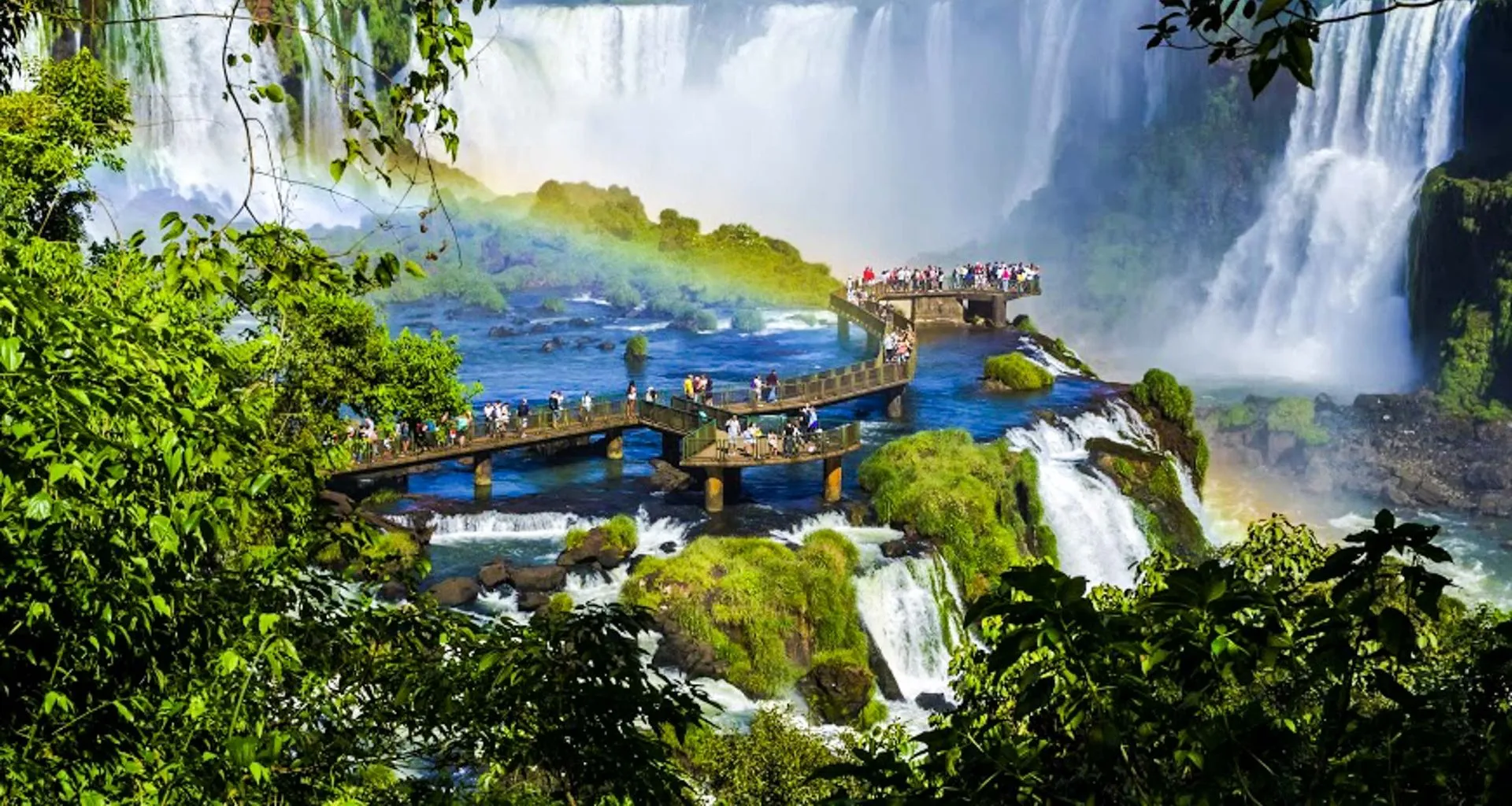 Catwalk on Brazil side of Iguazu Falls