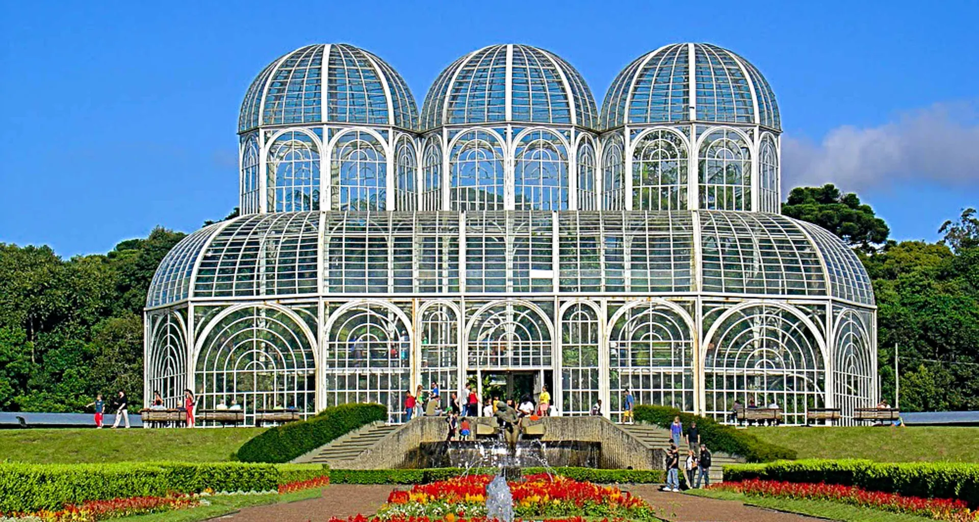 Glass building in Brazil