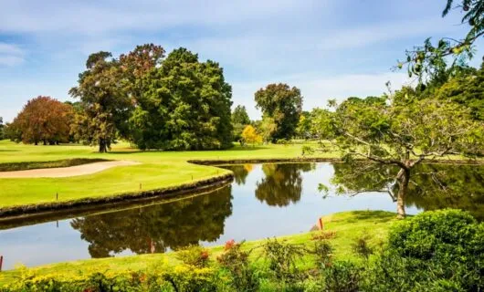 Water feature on Brazil golf course