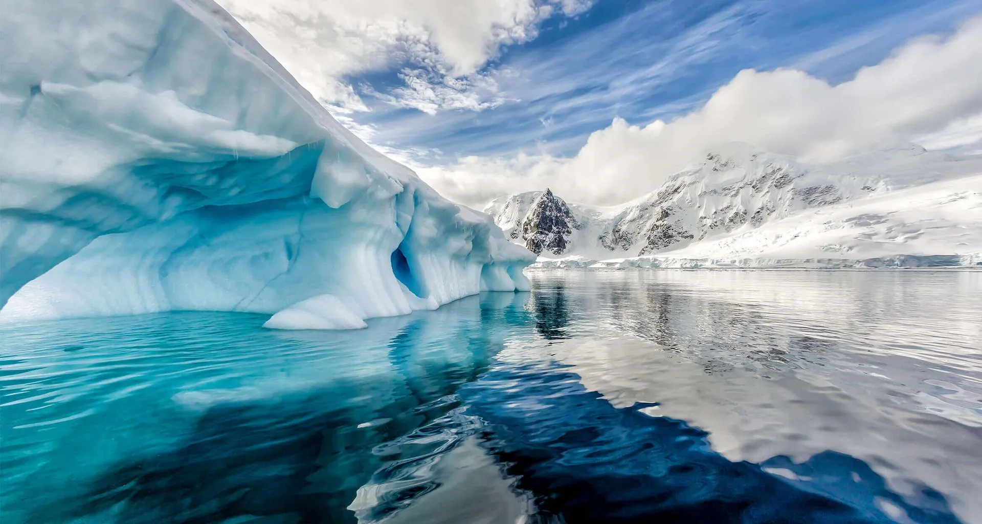 Beautiful Icebergs in Antarctica
