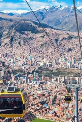 cable car in la paz bolivia