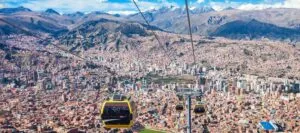 cable car in la paz bolivia