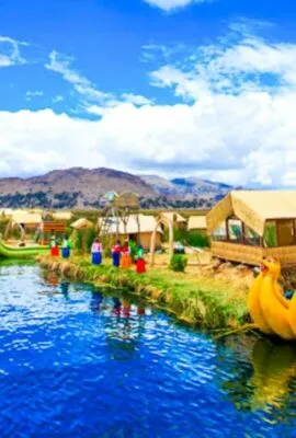Lake Titicaca in Bolivia