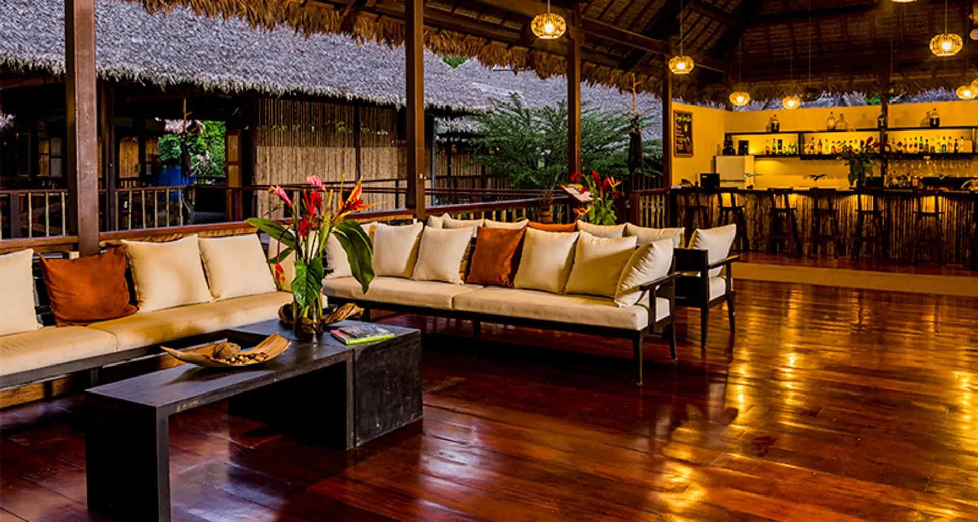 Bar and lounge at resort