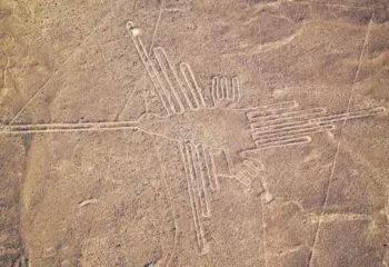 Aerial view of Nazca Lines