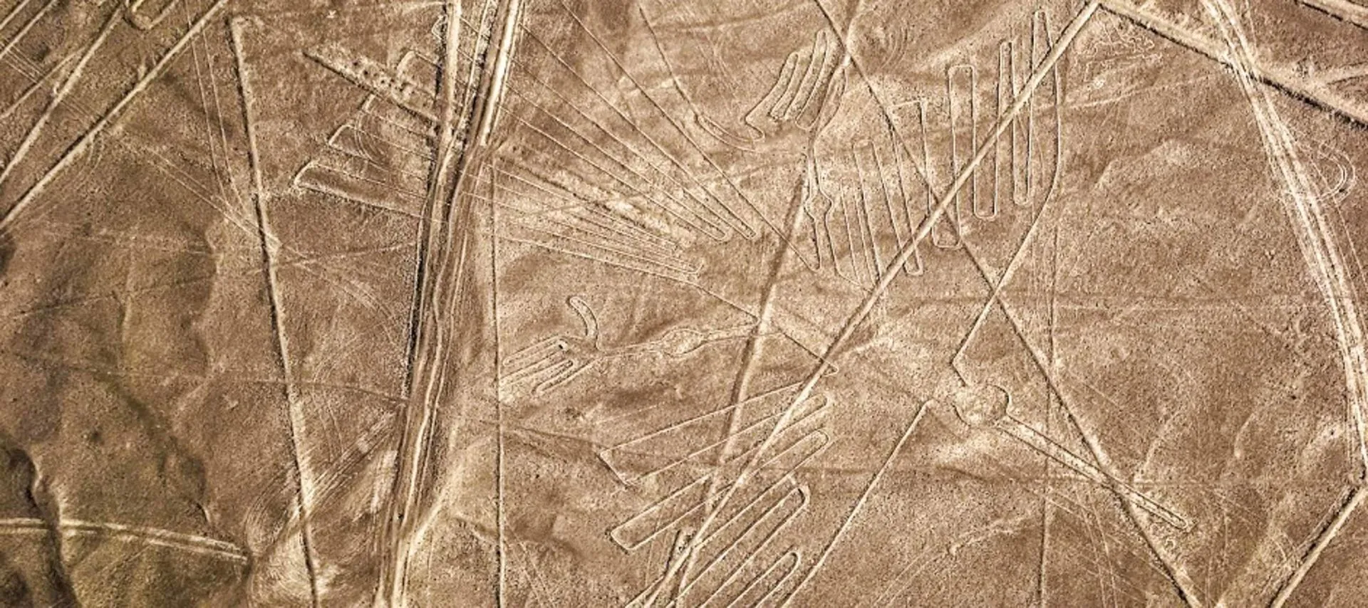 Aerial view of Nazca Lines