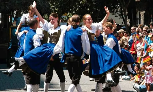 Oktoberfest group celebrates