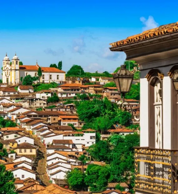 Ouro Preto rooftops in Brazil