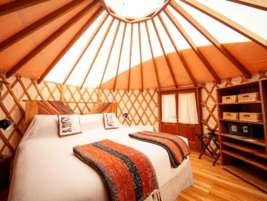 Patagonia Camp room interior