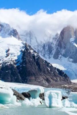 Glacial landscape are often explored by our guests on their Patagonia tours to the mountains